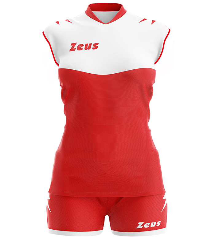 Волейбольная форма женская Zeus SARA KIT Красный/Белый